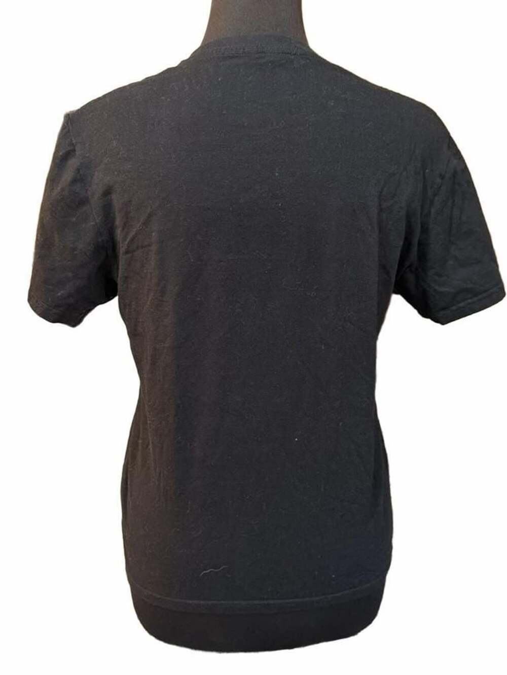 Lanvin Paris Logo T-Shirt Size M Black Cotton - Picture 4 of 7